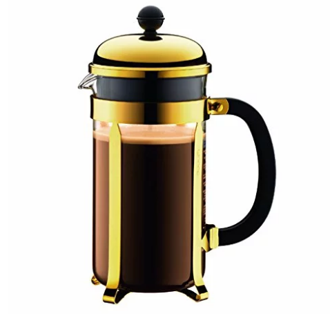 CHAMBORD-ORO BOROSILICATO-1 L-PRENSA DE CAFE-BODUM