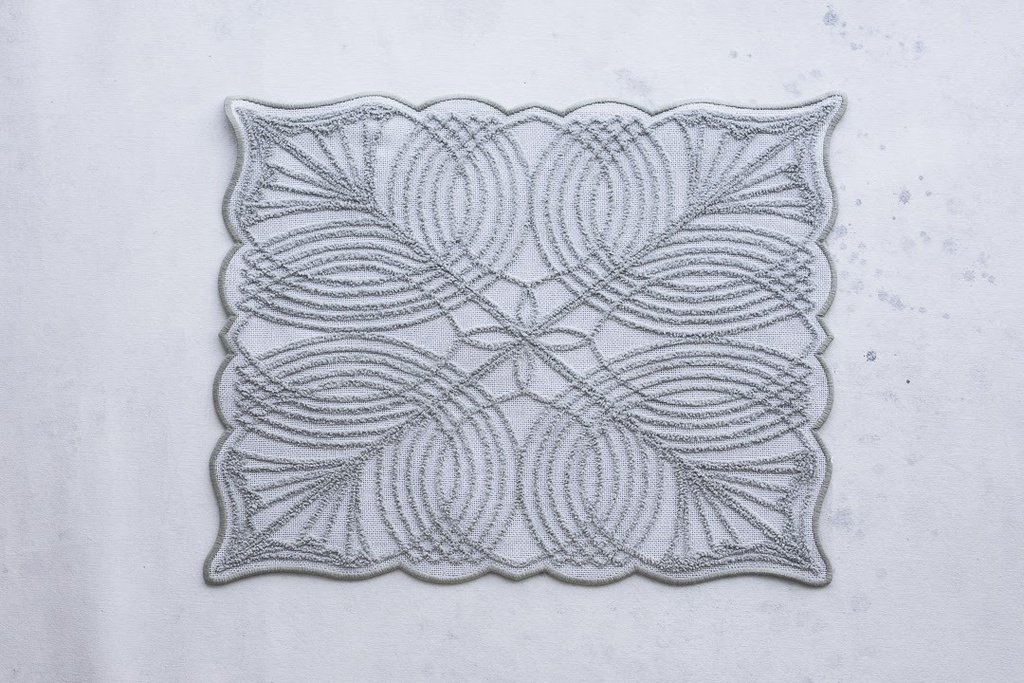 MAOLI-LINO-BLANCO-0-SET AMERICANO DE 6 INDIVIDUALES