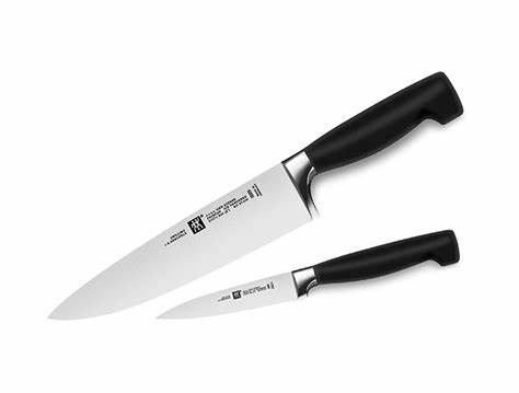 FOUR STAR-0- 2 CUCHILLOS CHEF & PARING-ZWILLING