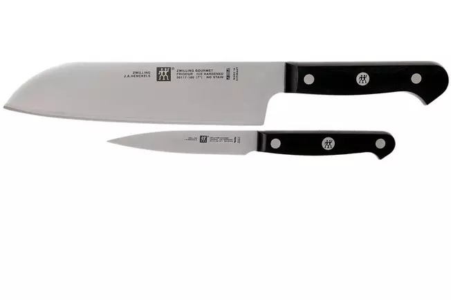 GOURMET-0-2 CUCHILLOS SANTOKU & PARING KNIFE-ZWILLING