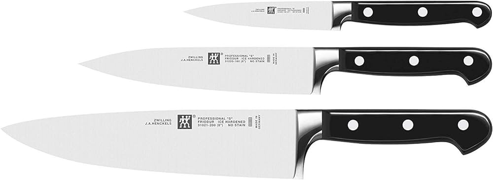 GOURMET-0-3 CUCHILLOS CHEF SLICING & PARING-ZWILLING