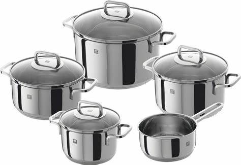 QUADRO-ACERO INOXIDABLE 18/10-0-OLLAS 5 PIEZAS-ZWILLING