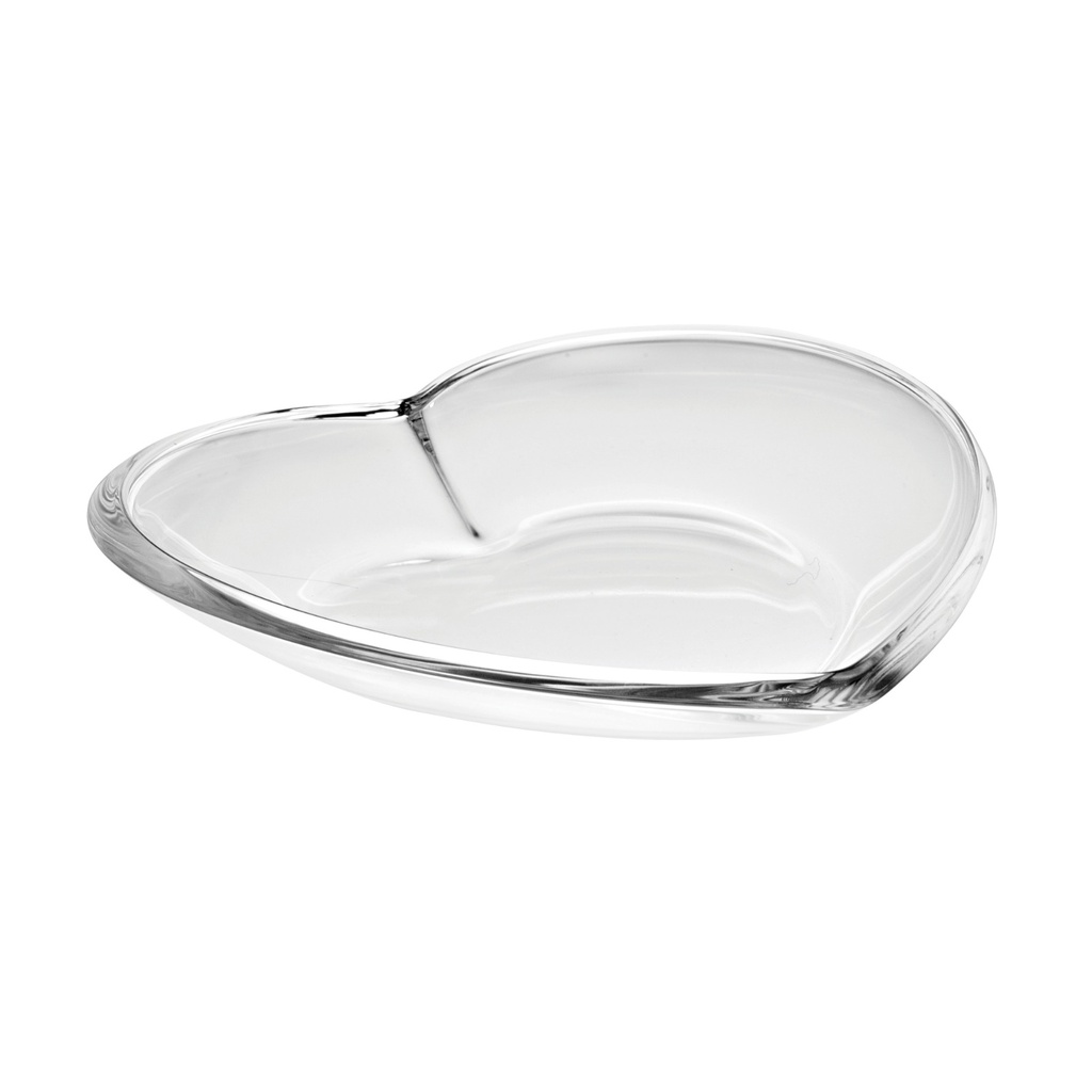 HEART-0-195*200 mm-BOWL-CRYSTALITE BOHEMIA CRISTAL