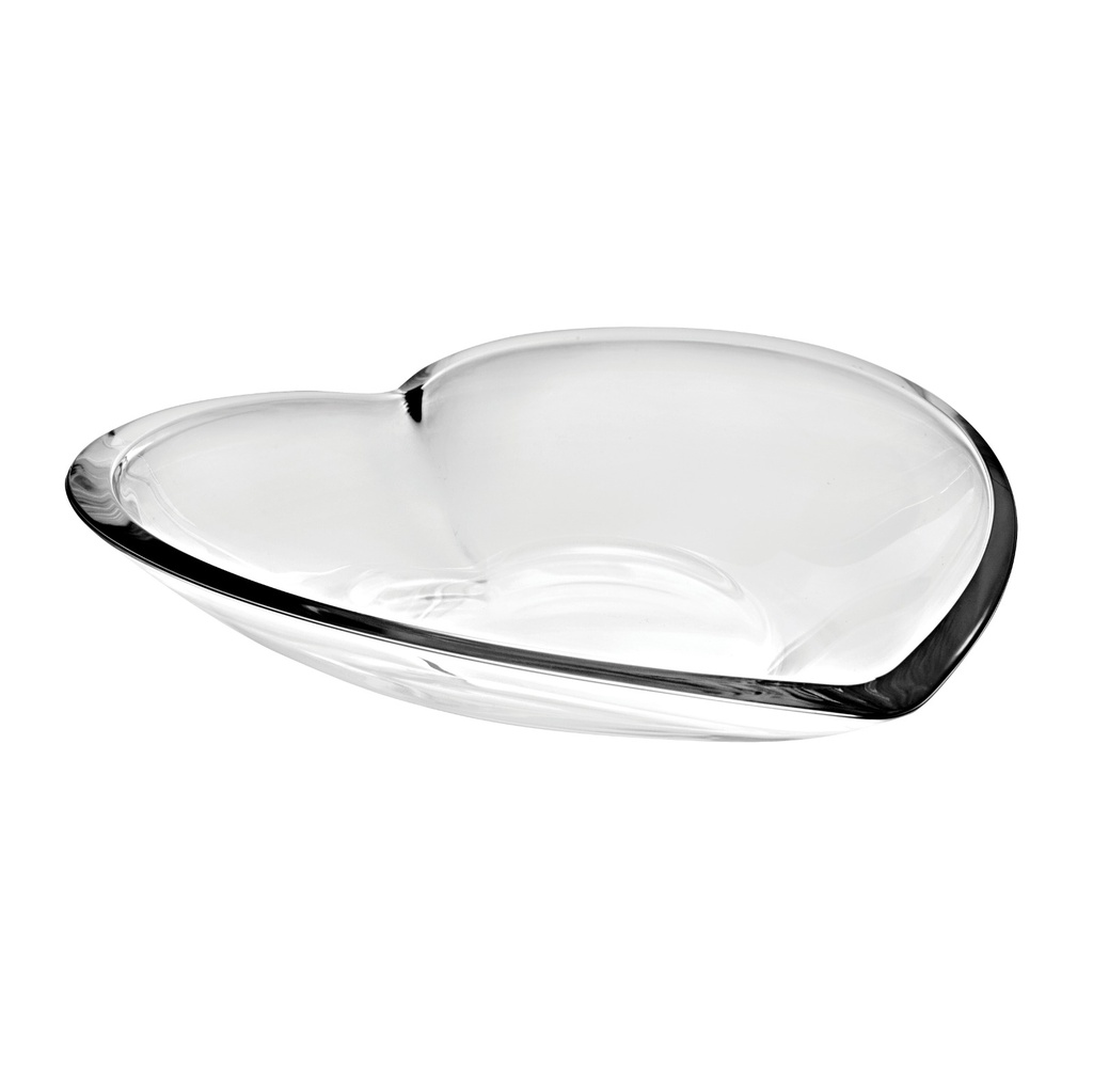 HEART-0-300*305 mm-BOWL-BOHEMIA CRISTAL