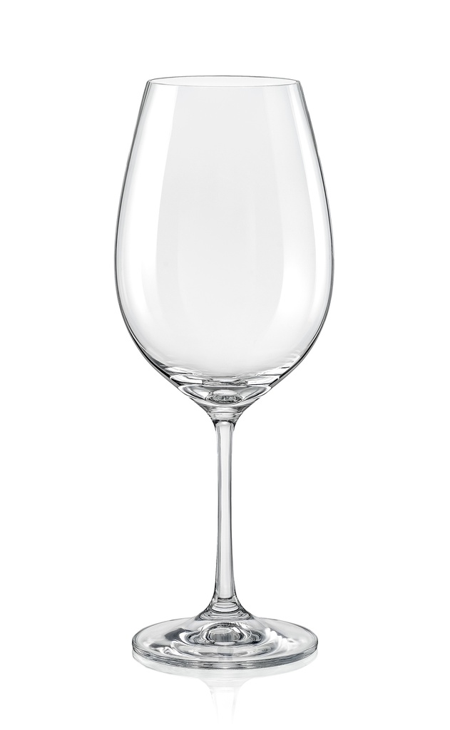 VIOLA-0-550 ml-6 COPAS VINO-BOHEMIA CRISTAL