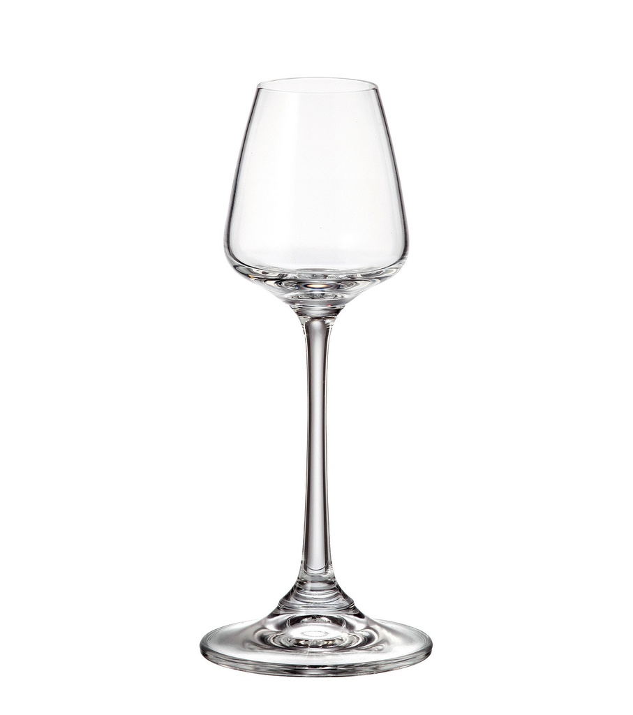 CORVUS-0-60 ml-6 COPA LICOR-C CRISTAL DE BOHEMIA