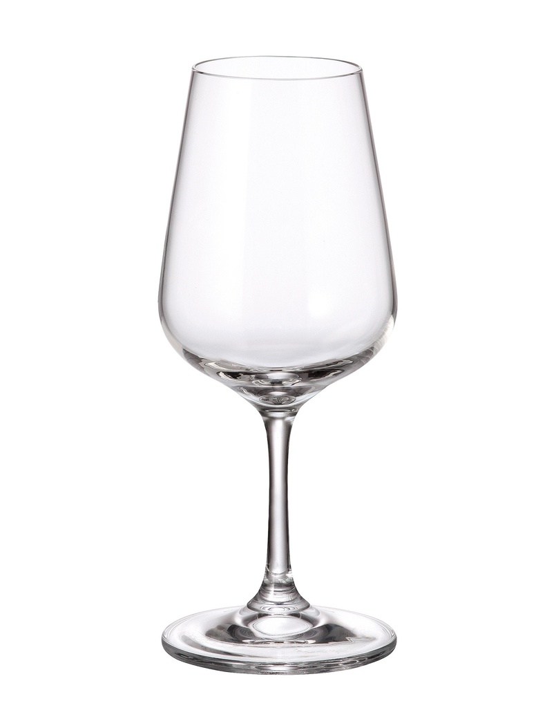 APUS-0-250 ml-6 COPA VINO-CRYSTALITE BOHEMIA CRISTAL