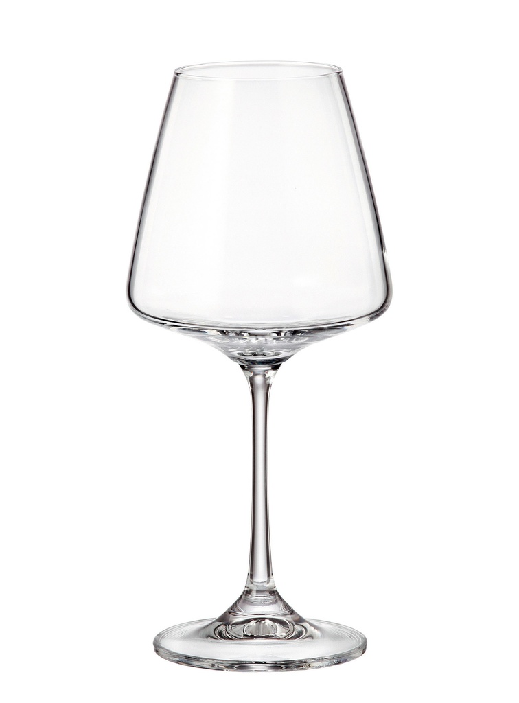 CORVUS-0-360 ml-6 COPA VINO-CRYSTALITE BOHEMIA CRISTAL