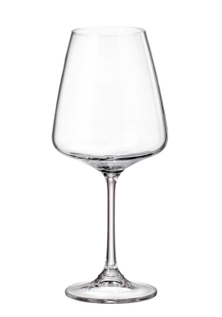 CORVUS-0-450 ml-6 COPA VINO-CRYSTALITE BOHEMIA CRISTAL