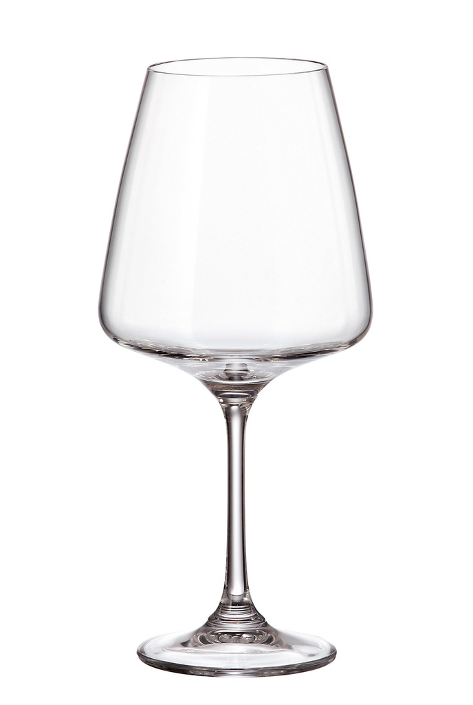 CORVUS-0-570 ml-6 COPA VINO- CRYSTALITE BOHEMIA CRISTAL