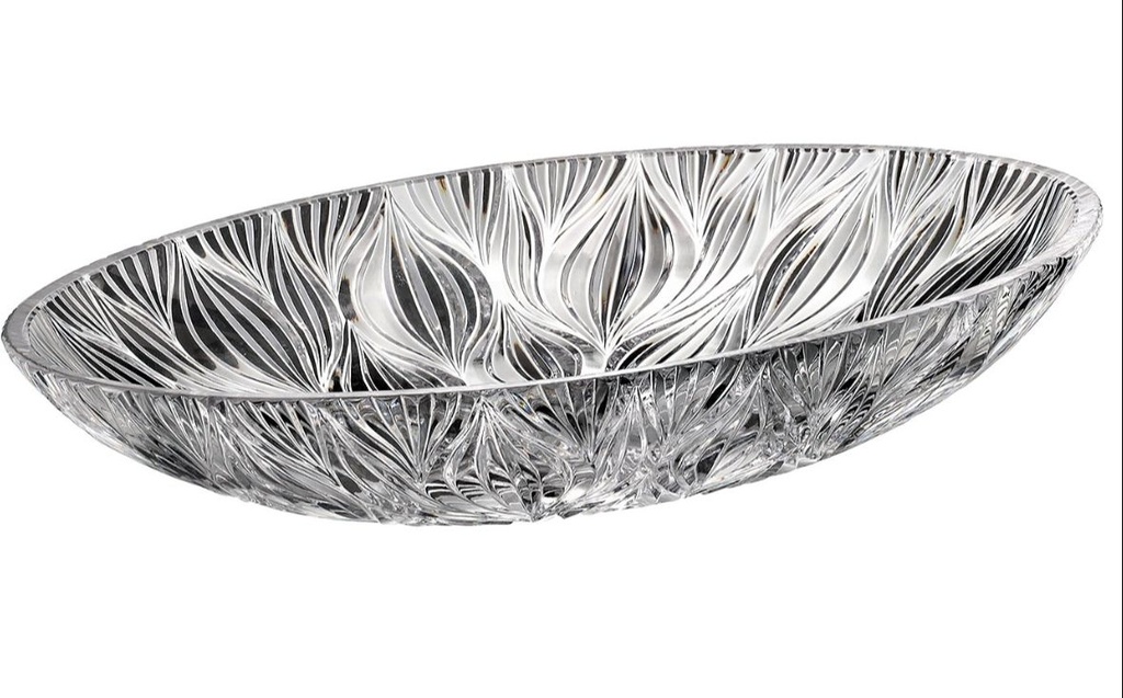 ONION-0-320 ml-BOWL OVALADO-C CRISTAL DE BOHEMIA