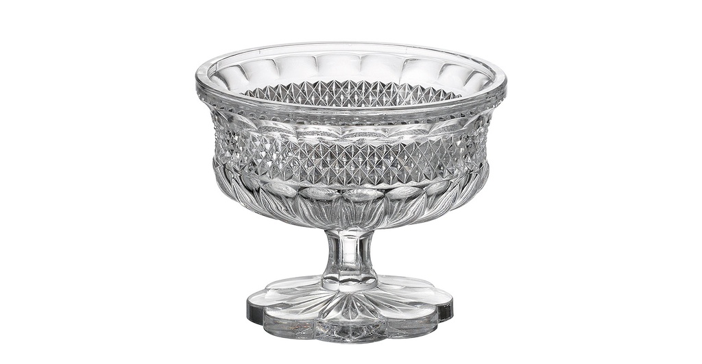 ALEXANDRIA-0-150 ml-BOWL CON PIE- CRYSTALITE BOHEMIA CRISTAL