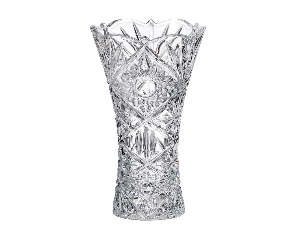 NOVA OLD MIRANDA-0-250 ml-FLORERO ANCHO-C CRISTAL DE BOHEMIA