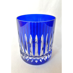 [204777] CRISTAL DE ROCA PARIS-AZUL OSCURO-320 ml-VASO WHISKY-BOHEMIA CRISTAL