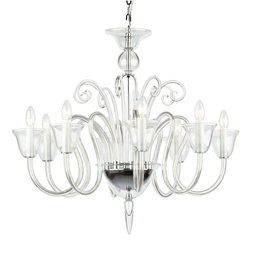 [205445] PRECIOSA-LA SCALA-0-CRISTAL Y CROMO LAMPARA DE CRISTAL