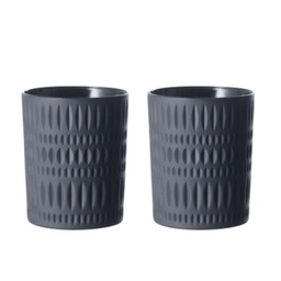 [207636] ETHNO-NEGRO-304 ml-2 VASOS WHISKY-NACHTMANN