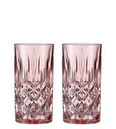 [207652] NOBLESSE-ROSE-395 ml-2 VASOS LARGOS-NACHTMANN