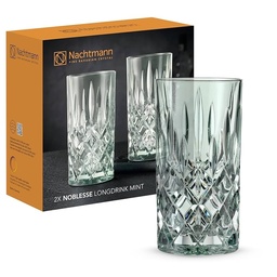 [207653] NOBLESSE-MINT-395 ml-2 VASOS LARGOS-NACHTMANN