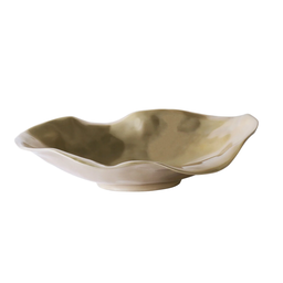 [207777] SIERRA MODERN MAIA GOLD-DORADO-32 cm-BOWL OVALADO MEDIANO 7681 BEATRIZ BALL