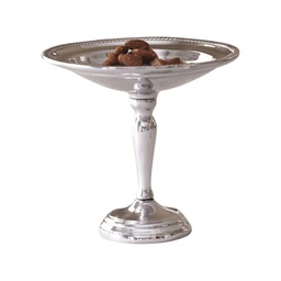 [207796] SOHO-PLATEADO-17 cm-FUENTE GALONES MEDIANA CON PEDESTAL 8239 BEATRIZ BALL