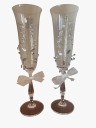 [903671] FREGATA-0-190 ml-2 CHAMPAGNE FLAUTA NOVIOS-C CRISTAL DE BOHEMIA