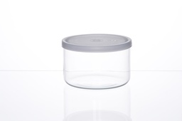[205243] SIMAX-0-400 ml-CONTENEDOR REDONDO CON TAPA BOHEMIA CRISTAL
