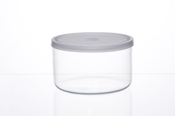 [205245] SIMAX-0-800 ml-CONTENEDOR REDONDO CON TAPA BOHEMIA CRISTAL