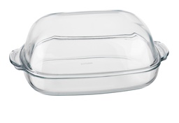 [201668] SIMAX-0-8 L-FUENTE RECTANGULAR CON TAPA-BOHEMIA CRISTAL