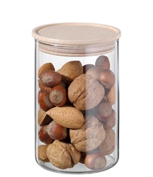 [204282] SIMAX-MADERA-800 ml-CONTENEDOR CON TAPA-BOHEMIA CRISTAL