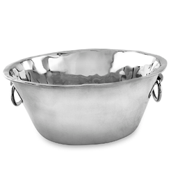 [204864] SOHO-PLATEADO-37 cm-BALDE HIELERA CON AGARRRADORES 6036 BEATRIZ BALL