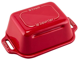 [204361] STAUB-CERAMIC-CHERRY-18.7x12 cm-MANTEQUILLERA