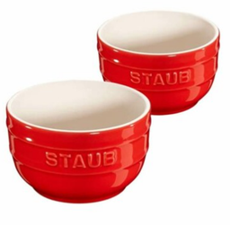 [204398] STAUB-CERAMIC-CHERRY-9 cm-RAMEKIN 2 PIEZAS