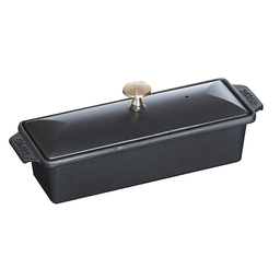 [201506] STAUB-HIERRO FUNDIDO-NEGRO-30X11 cm-OLLA TERRINA