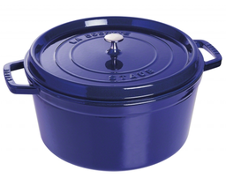 [204472] STAUB HIERRO FUNDIDO-AZUL-30 cm-COCOTTE REDONDO