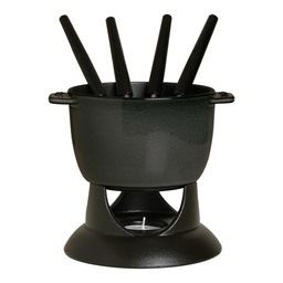 [204478] STAUB HIERRO FUNDIDO-NEGRO-12 cm-SET FONDUE MEDIANO
