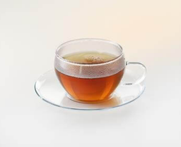 [205259] TEA AND COFFEE-0-250 ml-2 TAZA TE EVA CON PLATILLO BOHEMIA CRISTAL