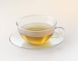 [205260] TEA AND COFFEE-0-290 ml-2 TAZA TE MARIE CON PLATILLO BOHEMIA CRISTAL