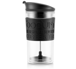 [204808] TRAVEL PRESS-NEGRO-350 ml-PRENSA DE CAFE EXTRA TAPA-BODUM