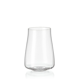 [107353] ALEX-0-400 ml-6 VASO LARGO -BOHEMIA CRISTAL