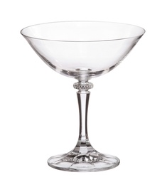 [205113] BRANTA-0-180 ml-6 CHAMPAGNE PLATO- CRYSTALITE BOHEMIA CRISTAL