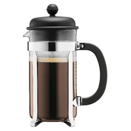 [202641] CAFFETTIERA-NEGRO BOROSILICATO-1 L-PRENSA DE CAFÉ 8 TAZAS-BODUM