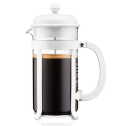[204819] JAVA-BLANCO BOROSILICATO-1 L-PRENSA DE CAFÉ 8 TAZAS-BODUM