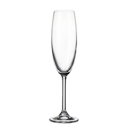 [203658] COLIBRI-0-220 ml-6 CHAMPAGNE FLAUTA-C CRISTAL DE BOHEMIA
