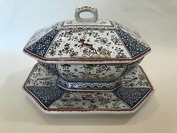 [107550] CONIMBRIGA-A-25 cm-SOPERA OCTAGONAL (4 PIEZAS)