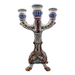 [107612] CONIMBRIGA-A-28 cm-CANDELABRO 3 BRAZOS