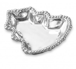 [204923] GIFTABLES-PLATEADO-21 cm-FUENTE ARBOL NAVIDAD 7422 BEATRIZ BALL