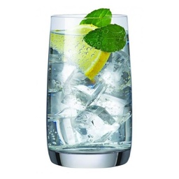 [202434] IDEAL-0-380 ml-6 VASOS LARGO BOHEMIA CRISTAL