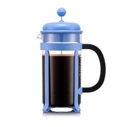 [206235] JAVA-CELESTE MATISSE PLASTICO-1 L-PRENSA DE CAFÉ 8 TAZAS-BODUM