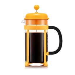 [206236] JAVA-AMARILLO PLASTICO-1 L-PRENSA DE CAFÉ 8 TAZAS-BODUM