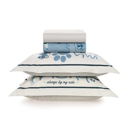 [206932] BORIS-180 HILOS-220 x 240 cm-JUEGO DE SABANAS TWIN-KARSTEN